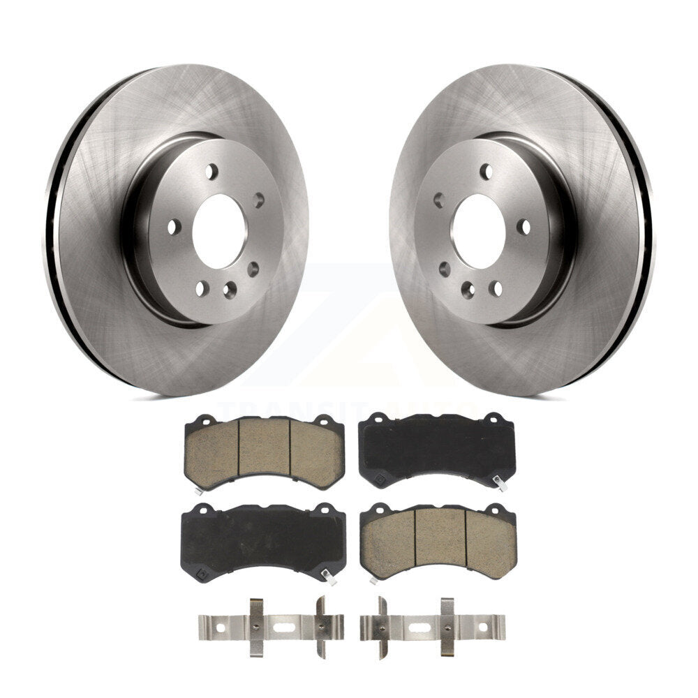 Kit de rotors de frein à disque avant et plaquettes en céramique pour Cadillac ATS V K8C-100412