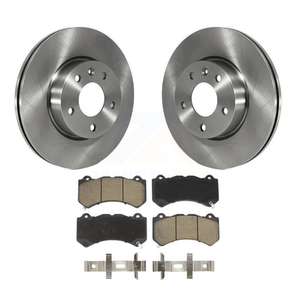 Kit de rotors de frein à disque avant et de plaquettes en céramique pour Cadillac ATS V 2017 K8C-100413
