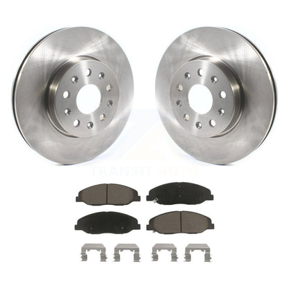 Kit de rotor de frein avant et de plaquettes en céramique pour Cadillac CTS sans frein robuste