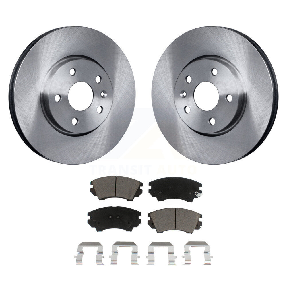 Rotors de frein à disque avant et Kit de plaquettes en céramique pour Chevrolet Camaro GMC Terrain