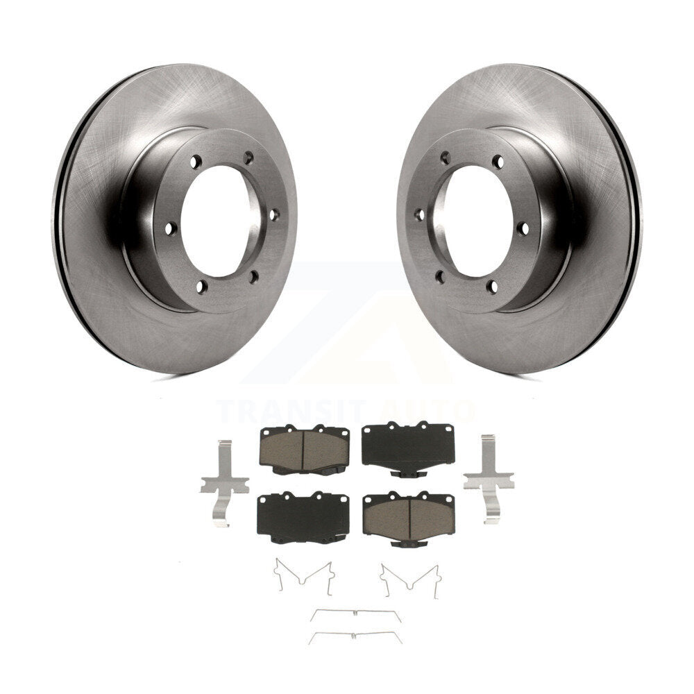 Kit de rotors de frein à disque avant et plaquettes en céramique pour Toyota Pickup 4Runner