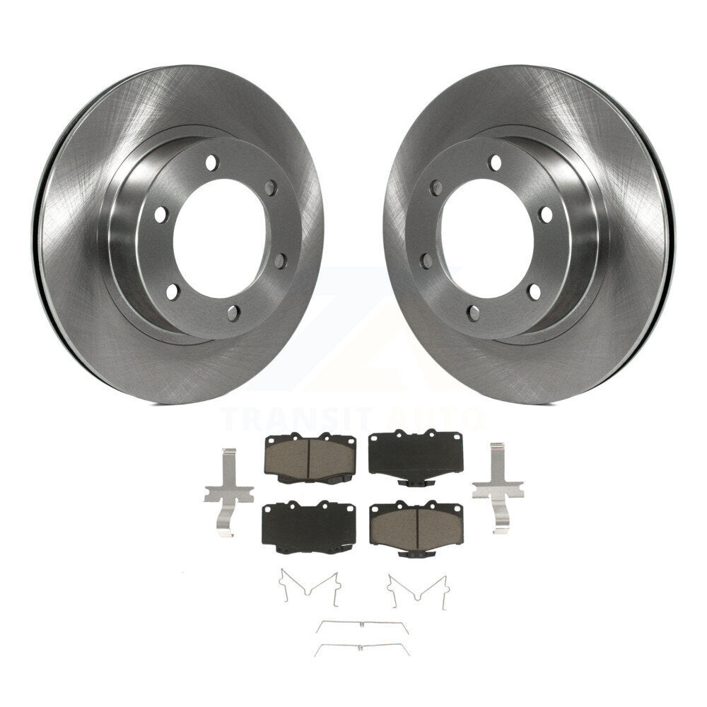 Kit de disques de frein à disque avant et plaquettes en céramique pour Toyota 4Runner K8C-100422
