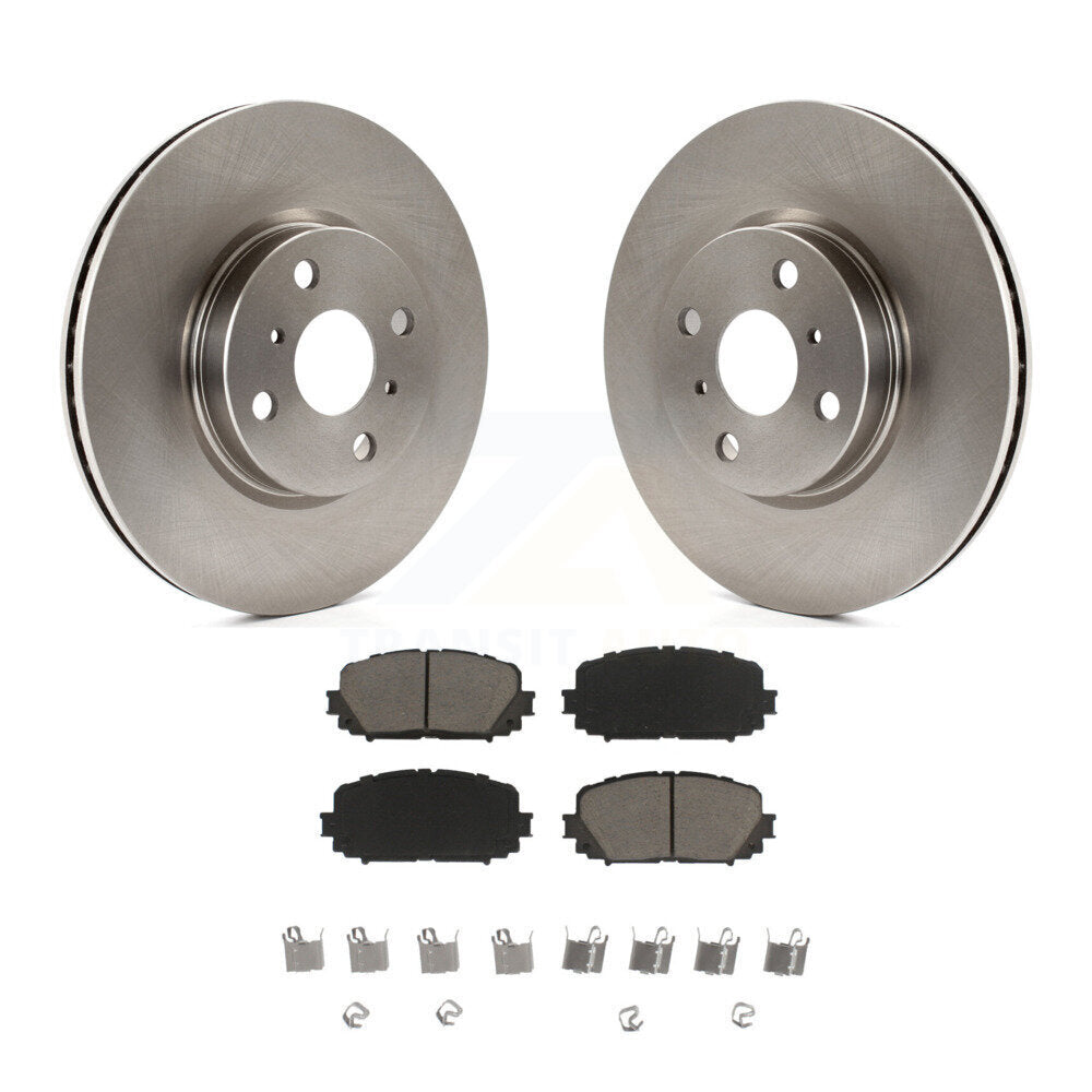 Kit de disques de frein à disque avant et plaquettes en céramique pour Toyota Yaris K8C-100426