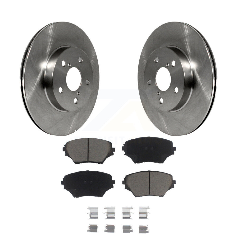 Kit de Rotor de frein avant et de plaquettes en céramique, pour moteur Toyota RAV4 batterie EV (EV BEV)