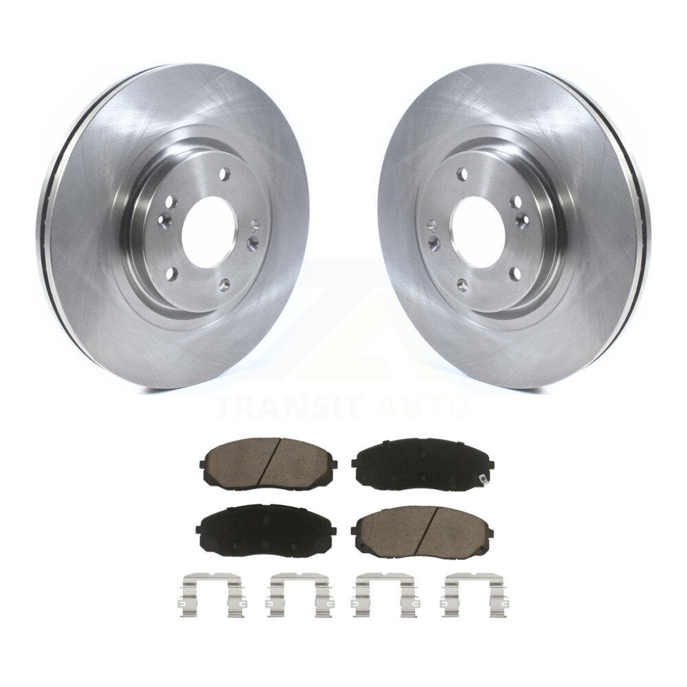 Kit de rotors de frein à disque avant et plaquettes en céramique pour Kia Sedona 2015 – 2021 K8C-10043
