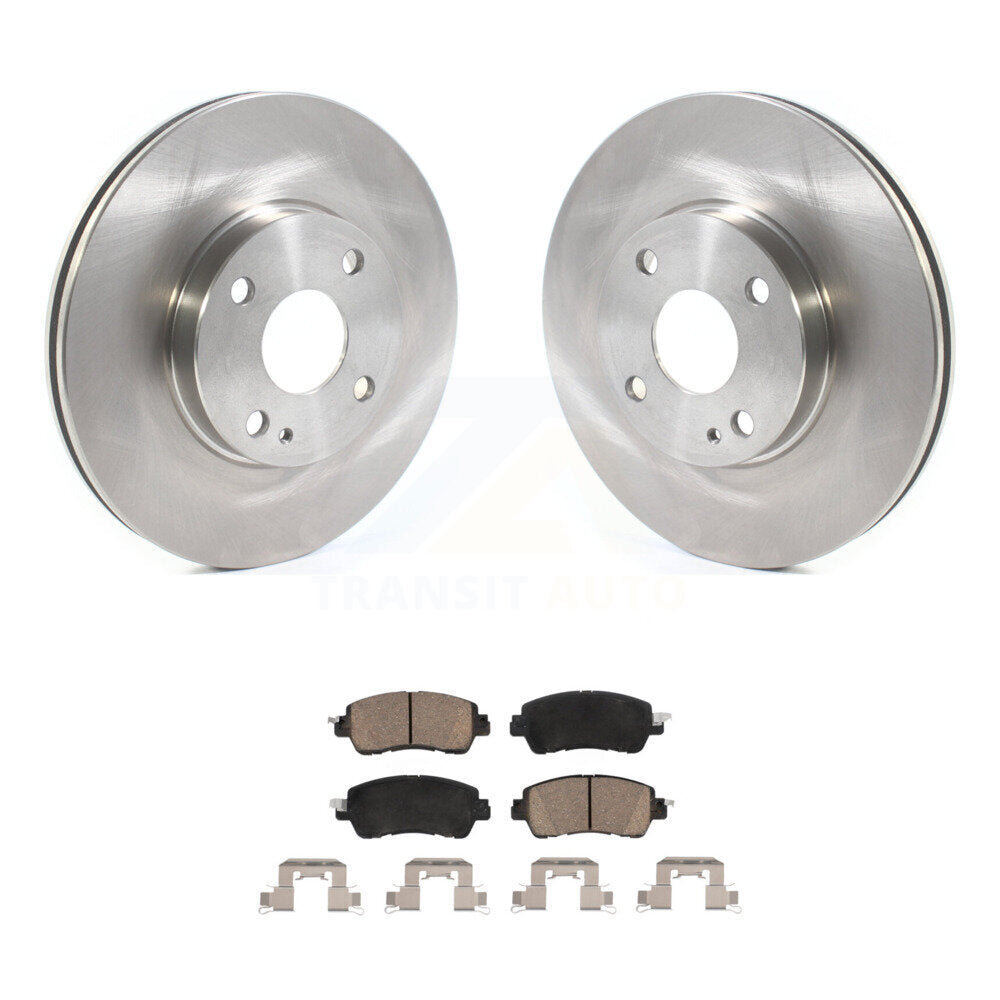 Kit de rotors de frein à disque avant et plaquettes en céramique pour Toyota Yaris iA Scion