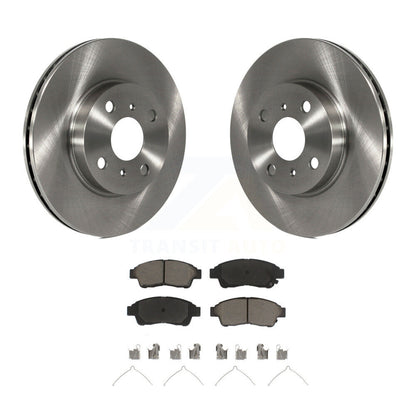 Rotors de frein à disque avant et kit de plaquettes en céramique pour Toyota Corolla Geo Priz 1993-1997