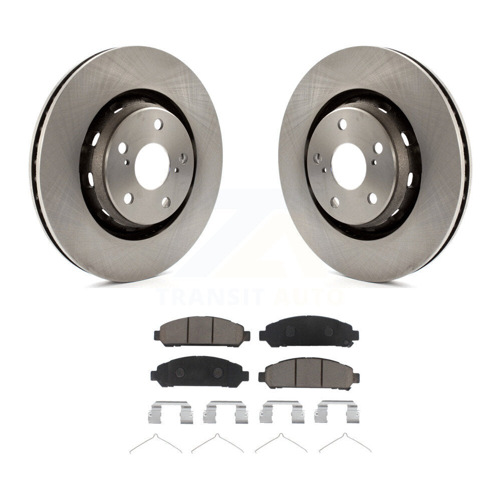 Kit de rotors de frein à disque avant et plaquettes en céramique pour Toyota Venza 2009-2016