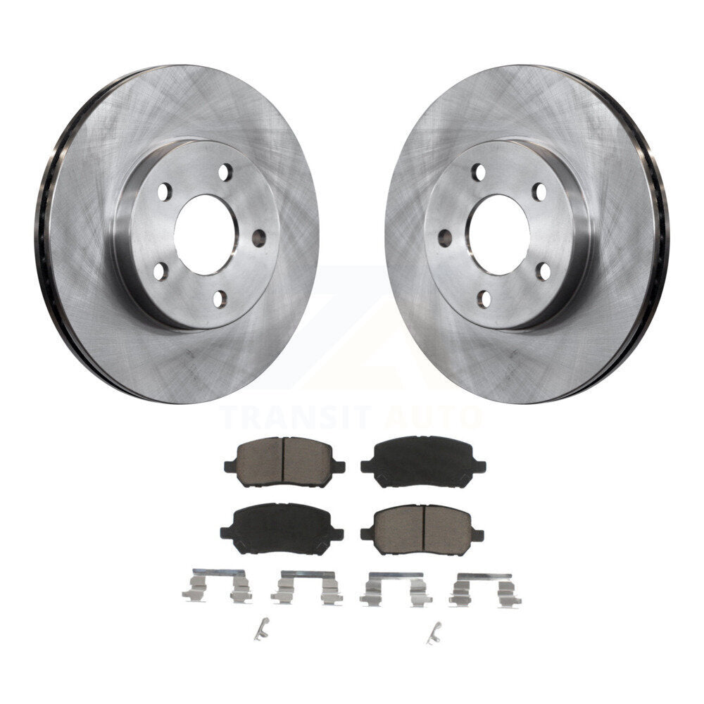 Kit de rotors de frein à disque avant et plaquettes en céramique pour Chevrolet Cobalt Pontiac G5
