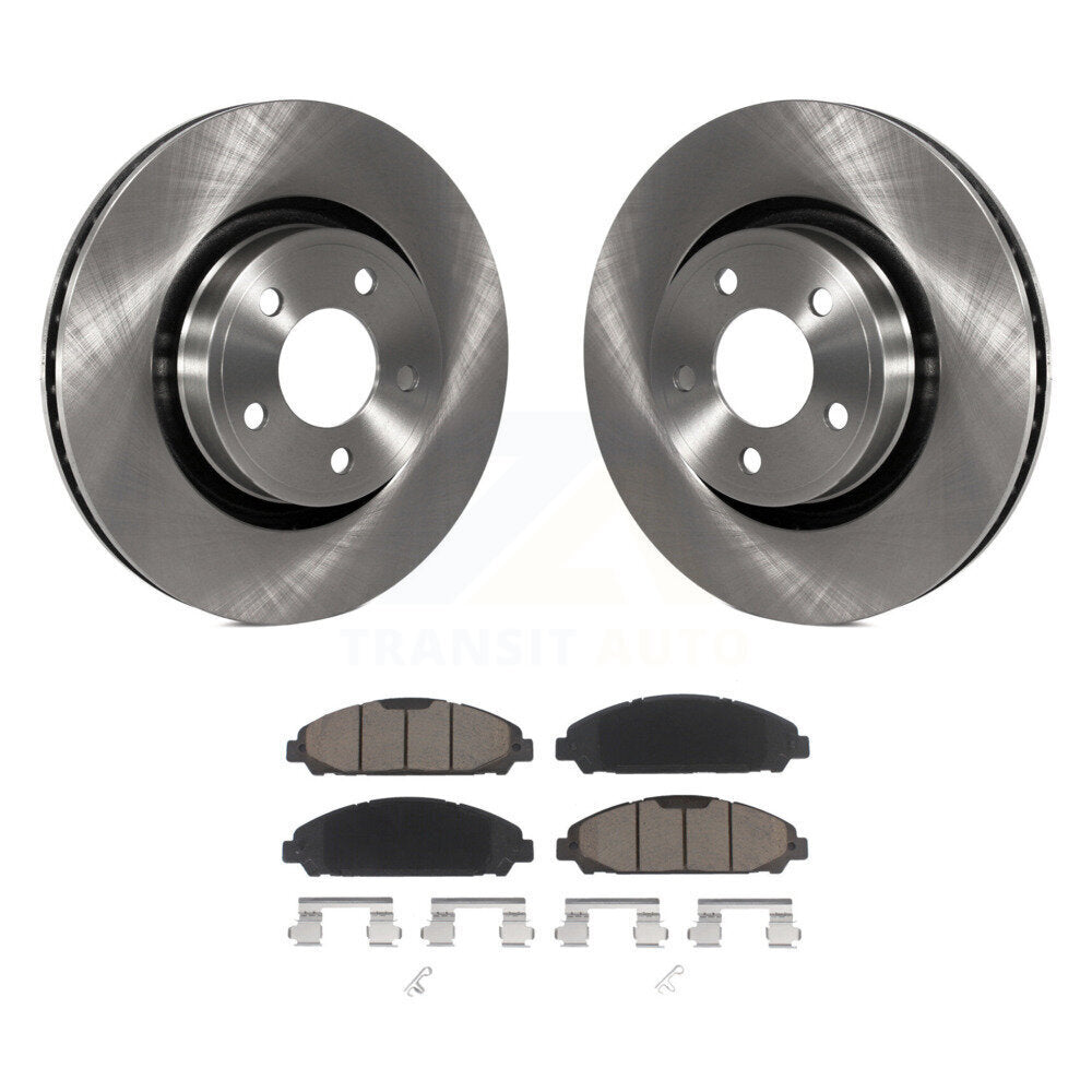 Kit de disques de frein à disque avant et plaquettes en céramique pour Ford Mustang K8C-100458