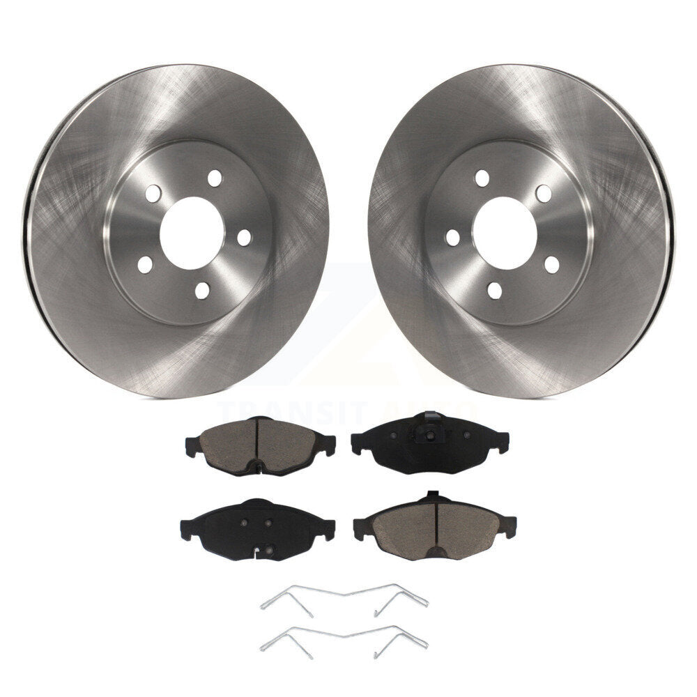 Kit de rotors de frein à disque avant et plaquettes en céramique pour Chrysler Sebring Dodge Stratus