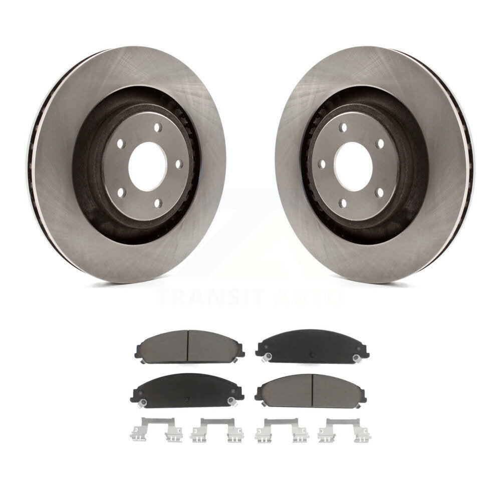 Rotors de frein à disque avant et Kit de plaquettes en céramique pour Dodge Chrysler calibre 200 Avenge