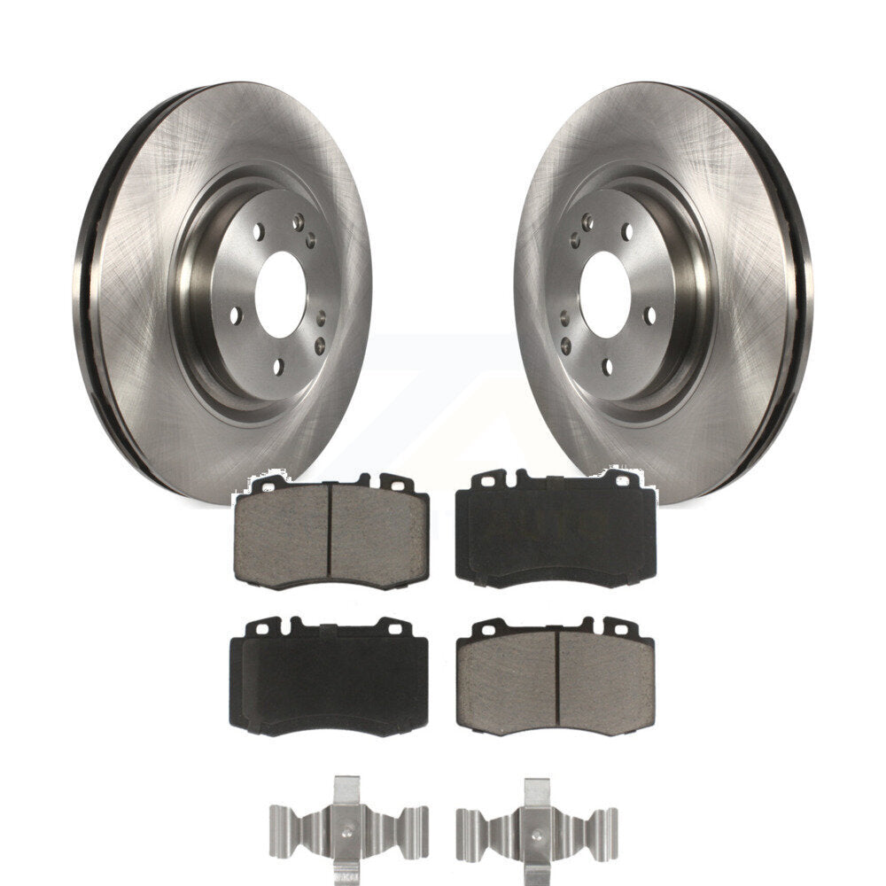 Rotors de frein à disque avant et Kit de plaquettes en céramique pour Mercedes-Benz C230 SLK350 C320