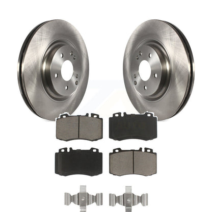 Rotors de frein à disque avant et Kit de plaquettes en céramique pour Mercedes-Benz C230 SLK350 C320