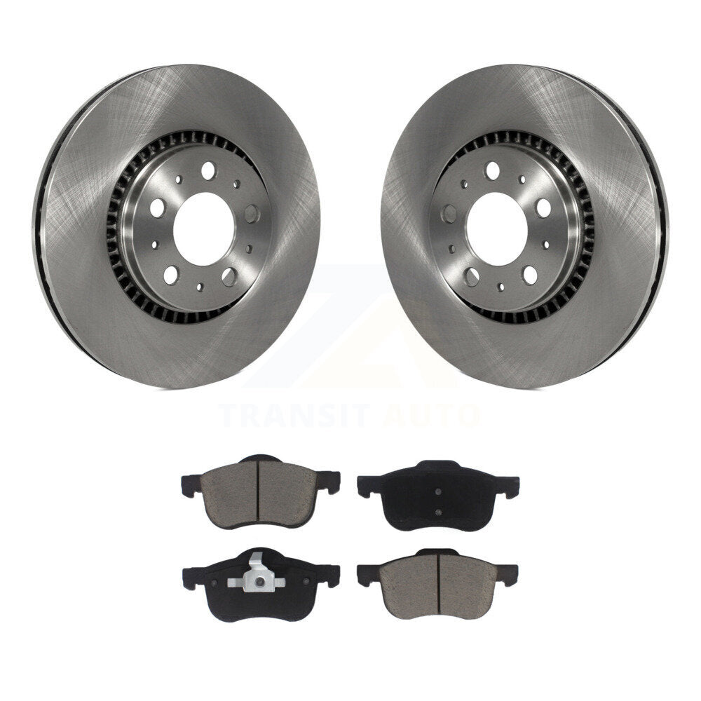 Kit de rotors de frein à disque avant et plaquettes en céramique pour Volvo S60 XC70 V70 S80