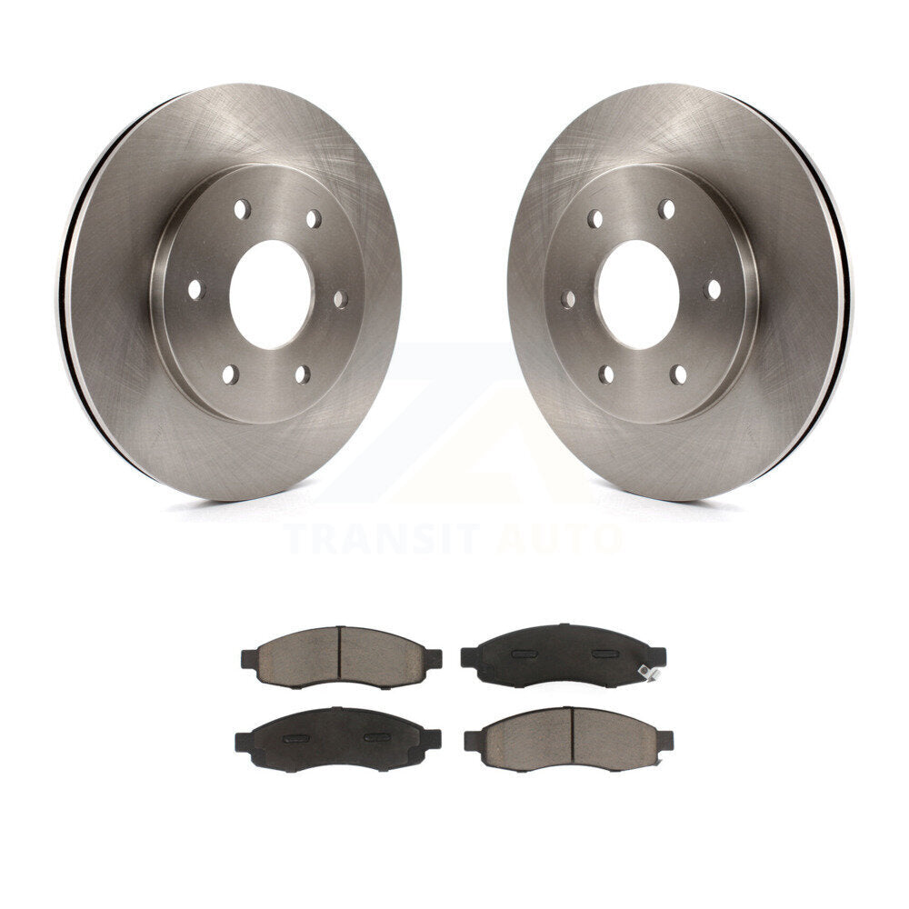 Rotors de frein avant et Kit de plaquettes en céramique pour Nissan TITAN Pathfinder Armada INFINIT