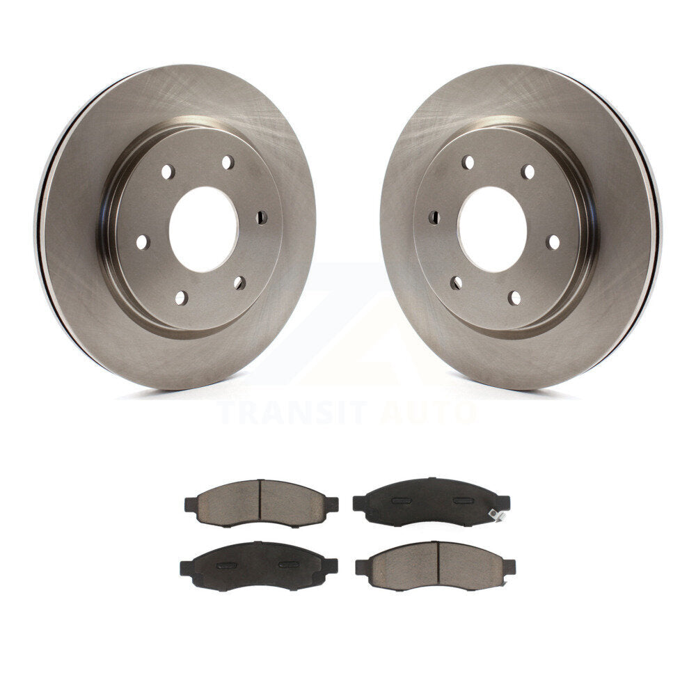 Rotor de frein à disque avant et Kit de plaquettes en céramique pour Nissan TITAN INFINITI QX56 Armad