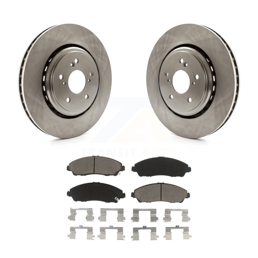 Kit de disques de frein à disque avant et plaquettes en céramique pour Acura MDX 2014-2016 K8C-100497