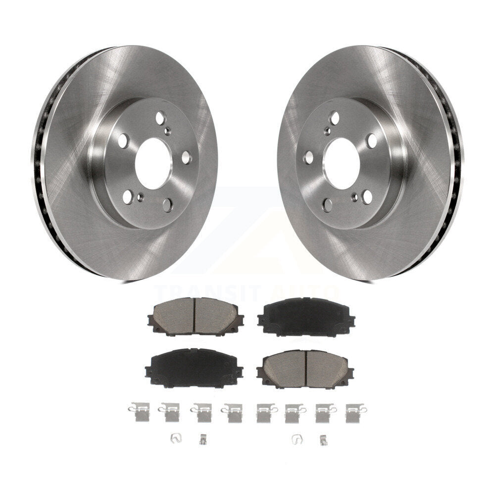 Kit de rotor de frein à disque avant et de plaquettes en céramique pour Toyota Prius Lexus CT200h Plug-I