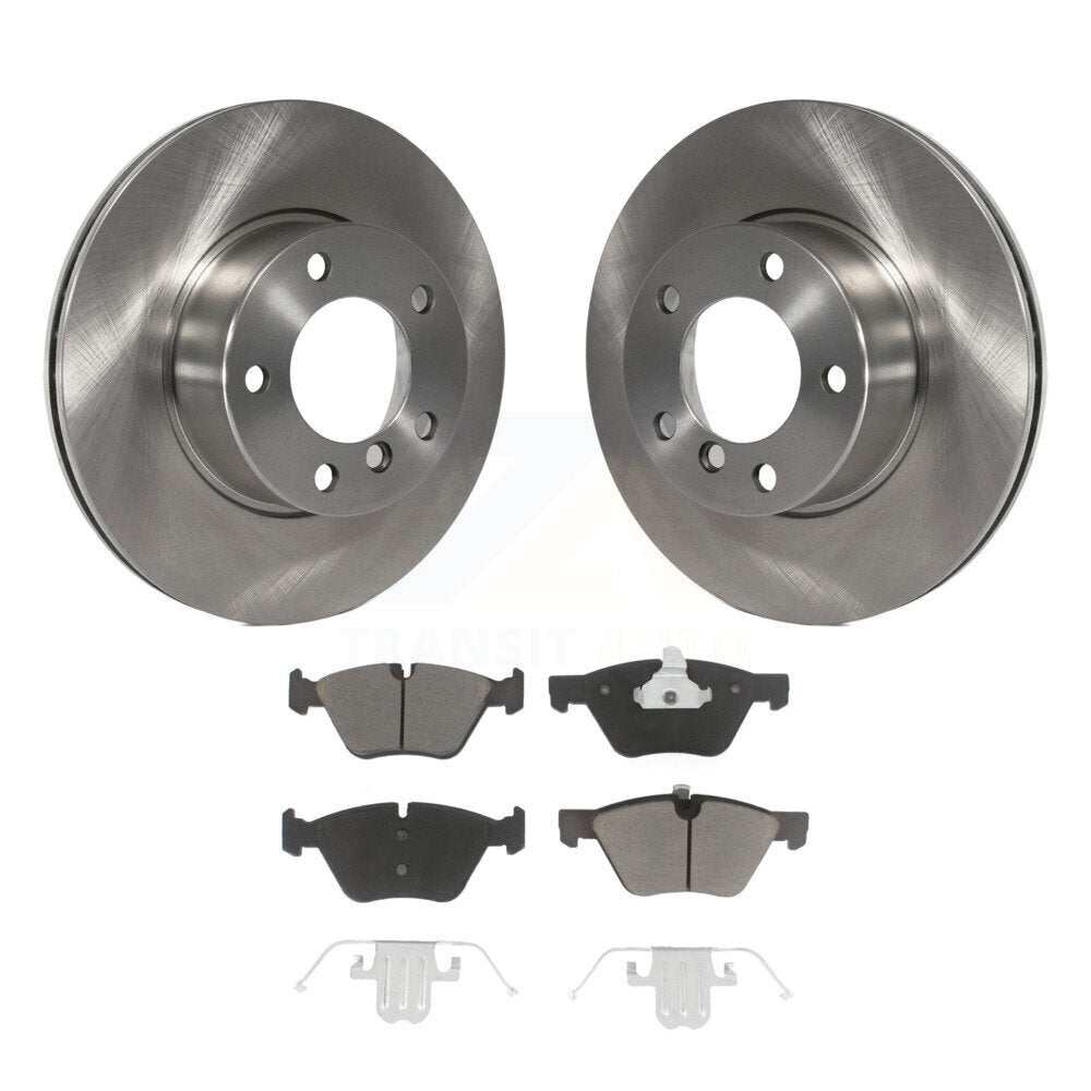 Kit de rotors de frein à disque avant et plaquettes en céramique pour BMW 528i 525i K8C-100501