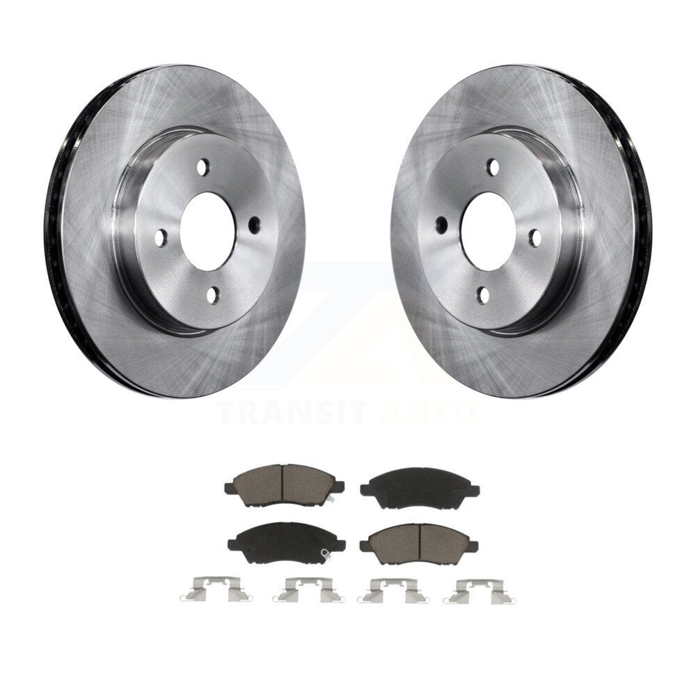 Kit de rotors de frein à disque avant et plaquettes en céramique pour Nissan Micra Versa Note