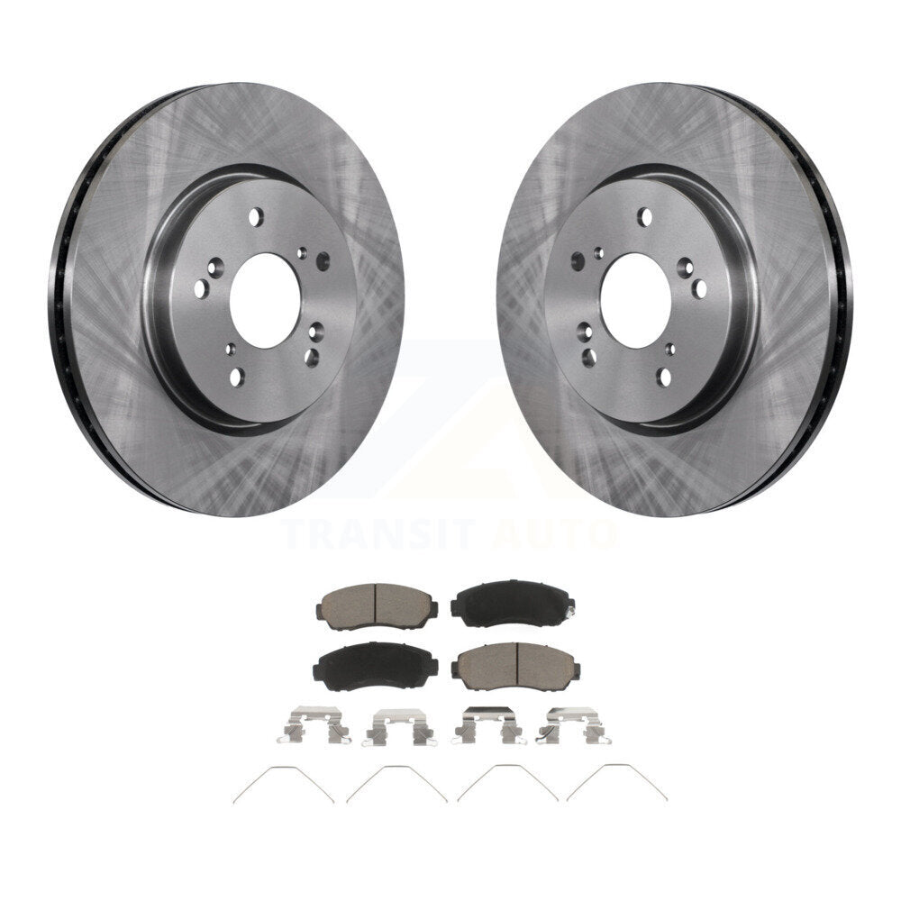 Kit de rotors de frein à disque avant et plaquettes en céramique pour Honda CR-V Crosstour Accord