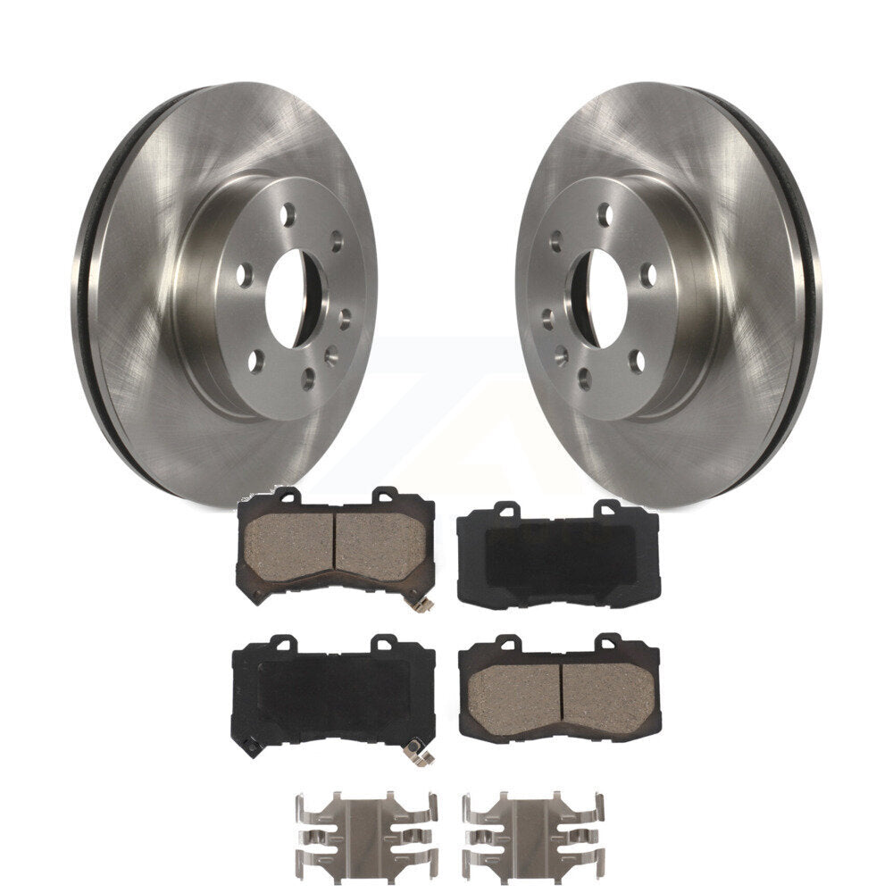 Rotors de frein avant et kit de plaquettes en céramique pour Chevrolet Colorado GMC Canyo 2015-2020