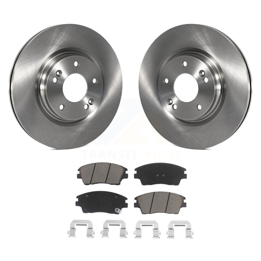 Rotor de frein à disque avant et Kit de plaquettes en céramique, pour Hyundai Elantra Tucson Kia Sportag