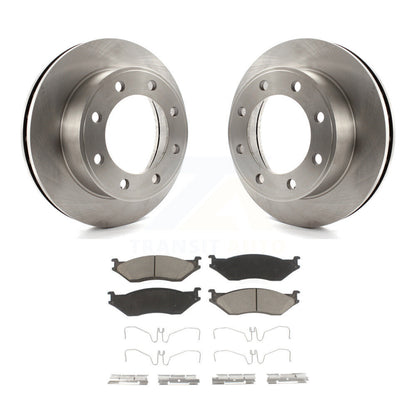 Kit de disques de frein à disque avant et plaquettes en céramique, pour Ford F-550 Super Duty F-450