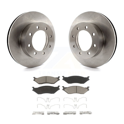 Kit de Rotor de frein à disque avant et de plaquettes en céramique, pour Ford E-550 Super Duty F-450 F-55