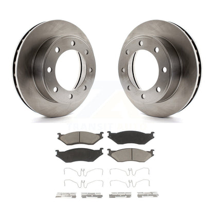 Rotors de frein à disque avant et kit de plaquettes en céramique pour Ford F-450 Super Duty F-55 1999