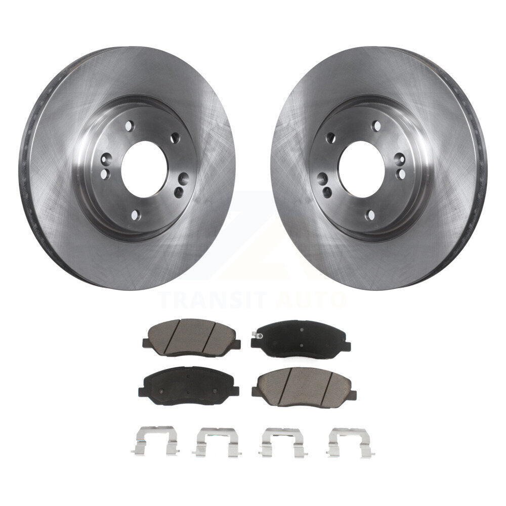 Kit de rotors de frein à disque avant et plaquettes en céramique pour Hyundai Santa Fe 2007-2009