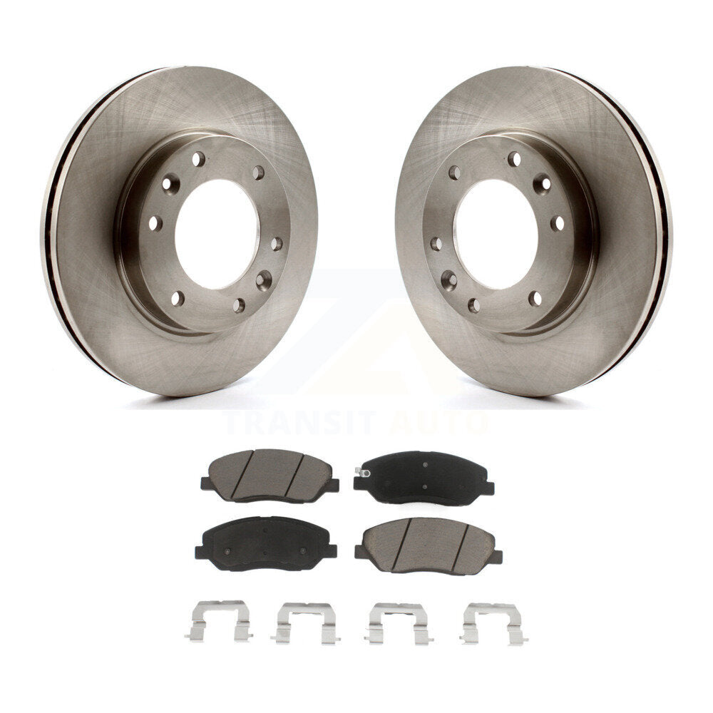 Kit de rotors de frein à disque avant et plaquettes en céramique pour Kia Sedona Hyundai Entourage