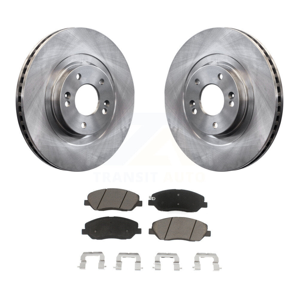 Rotors de frein à disque avant et kit de plaquettes en céramique pour Hyundai Santa Fe XL 3.3 2013 – 2016