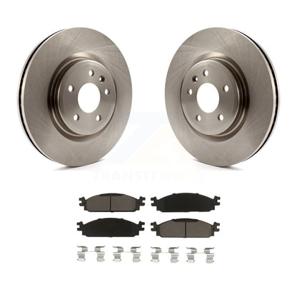 Kit de disques de frein à disque avant et plaquettes en céramique pour Lincoln MKS 2009-2010