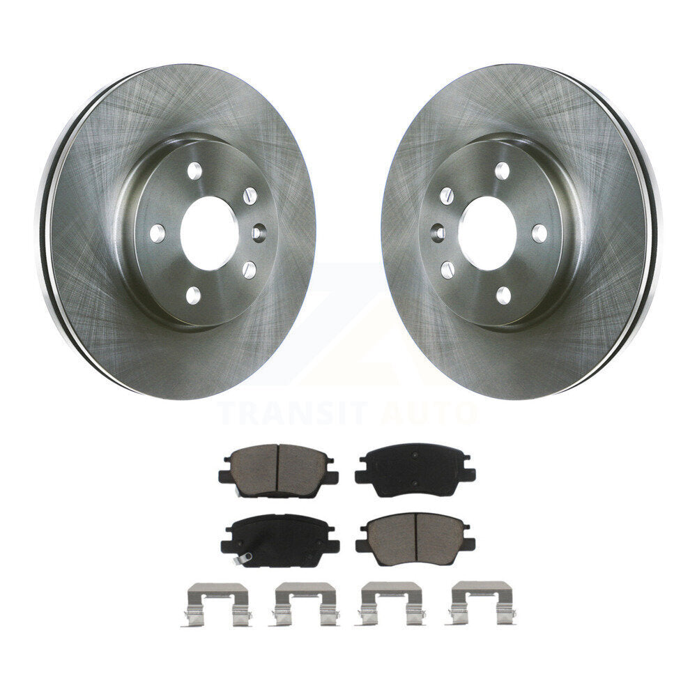 Rotors de frein à disque avant et Kit de plaquettes en céramique pour Chevrolet Cruze Bolt EV EUV Vol