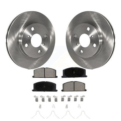 Kit de rotors de frein à disque avant et plaquettes en céramique pour Toyota Tercel Paseo K8C-100564