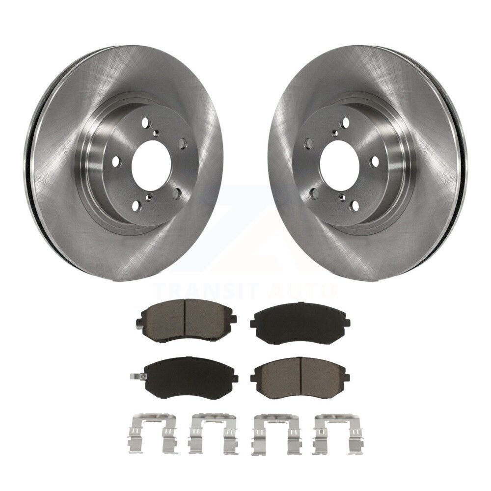 Kit de disques de frein à disque avant et plaquettes en céramique, pour Subaru Impreza Legacy Saab 9-2