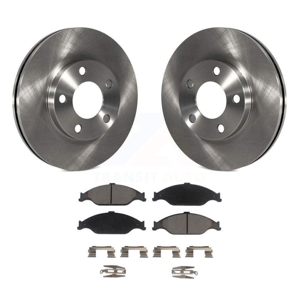 Kit de disques de frein à disque avant et plaquettes en céramique pour Ford Mustang K8C-100572