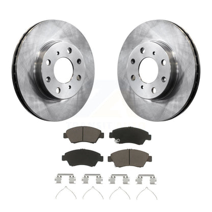 Kit de disques de frein à disque avant et plaquettes en céramique pour Honda Civic K8C-100573