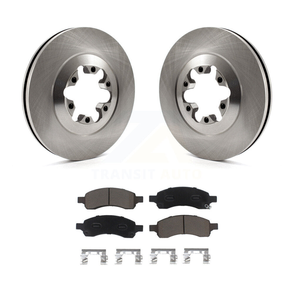 Kit de rotors de frein à disque avant et plaquettes en céramique pour Chevrolet Colorado GMC Canyon