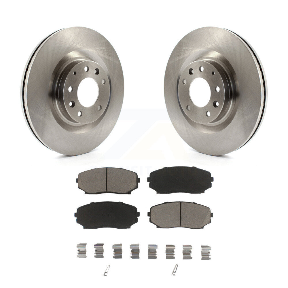 Kit de rotors de frein à disque avant et de plaquettes en céramique pour Mazda CX-9 K8C-10058 2007 – 2015