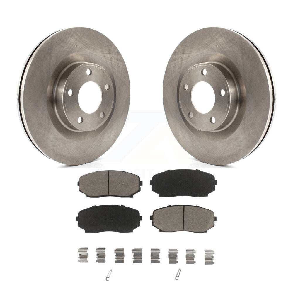 Kit de rotors de frein à disque avant et plaquettes en céramique pour Ford Edge Lincoln MKX