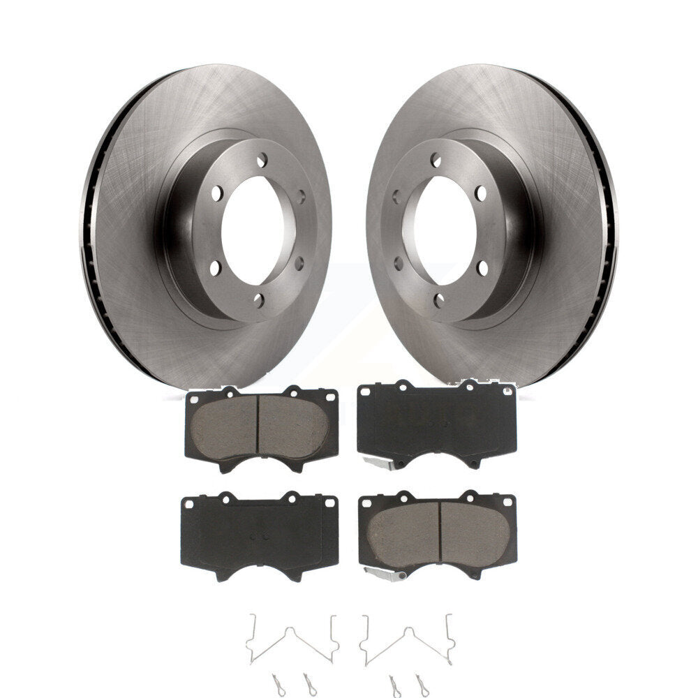 Kit de rotors de frein à disque avant et plaquettes en céramique pour Toyota 4Runner Lexus GX470