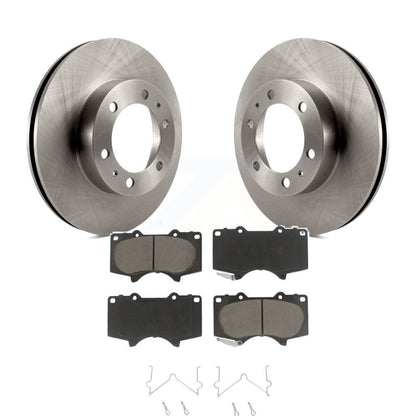 Rotors de frein à disque avant et Kit de plaquettes en céramique pour Toyota Tacoma 4Runner FJ Cruise
