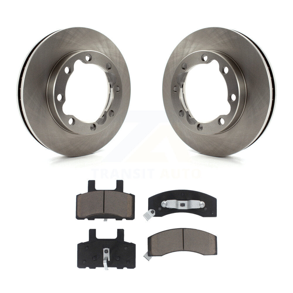 Rotors de frein avant et Kit de plaquettes en céramique, pour Dodge Ram 2500 K3500 3500 Chevrolet GM