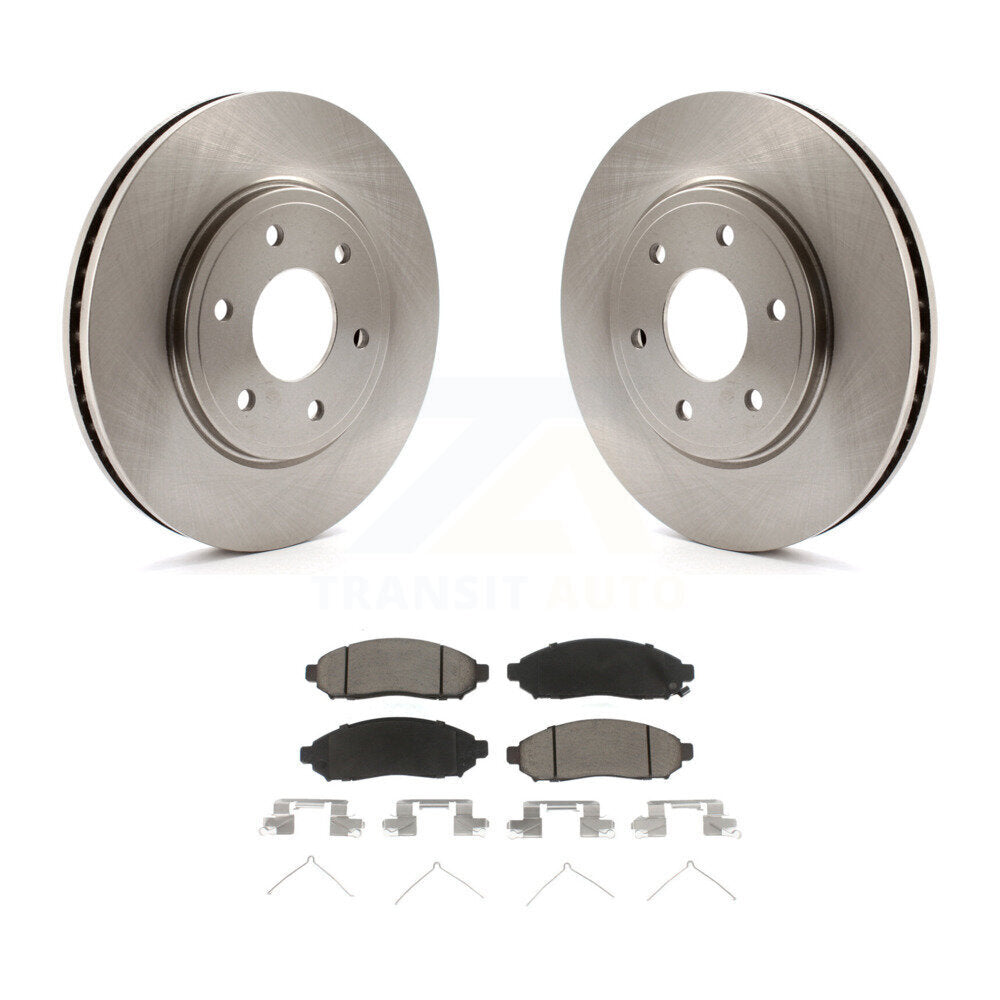 Kit de rotors de frein à disque avant et plaquettes en céramique pour Nissan Frontier Suzuki Equator