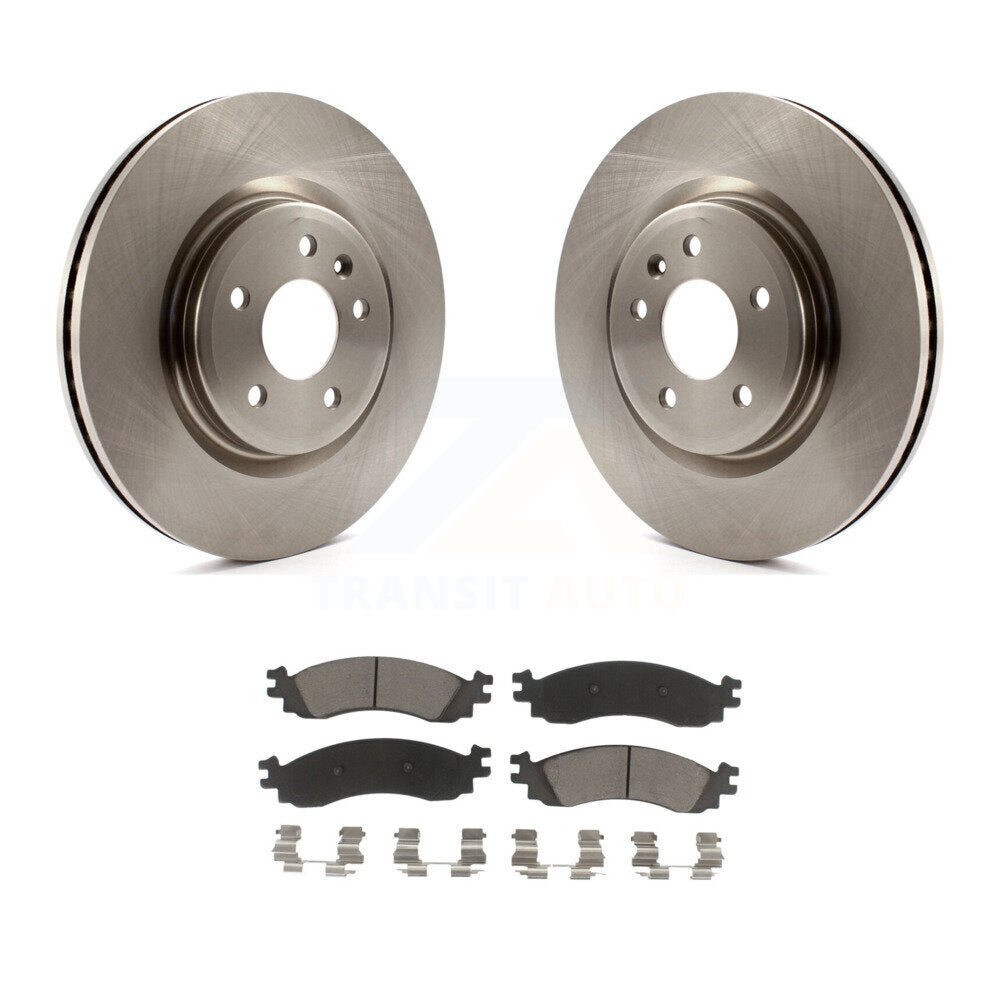 Kit de disques de frein à disque avant et plaquettes en céramique pour Ford Taurus SHO 2010-2012
