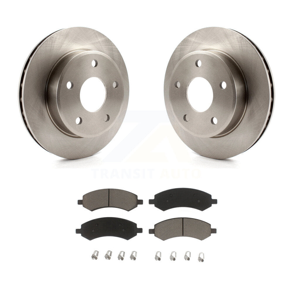 Rotors de frein à disque avant et Kit de plaquettes en céramique pour Dakota Dodge Ram Mitsubishi Raide
