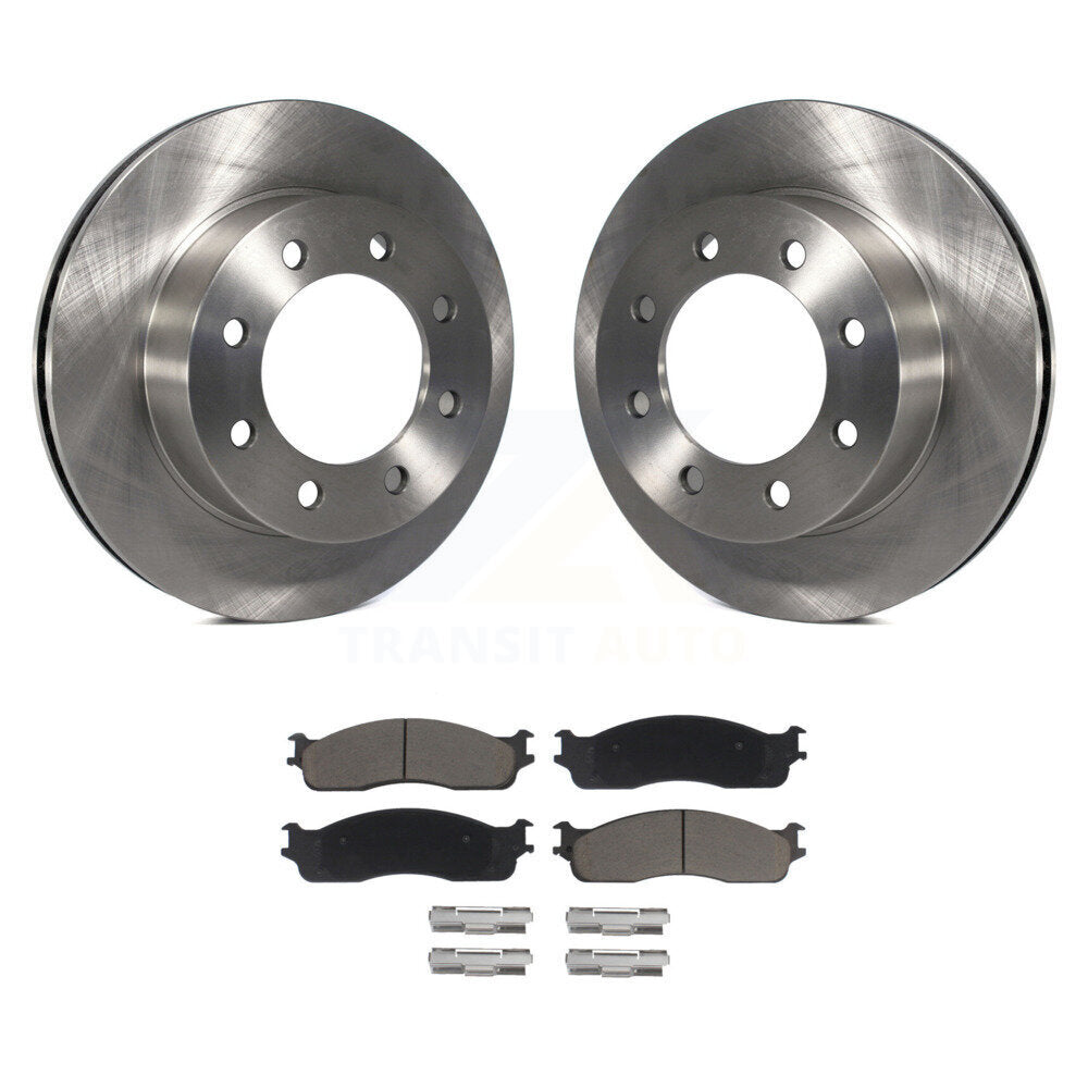 Rotors de frein à disque avant et Kit de plaquettes en céramique pour Dodge Ram 1500 3500 2500